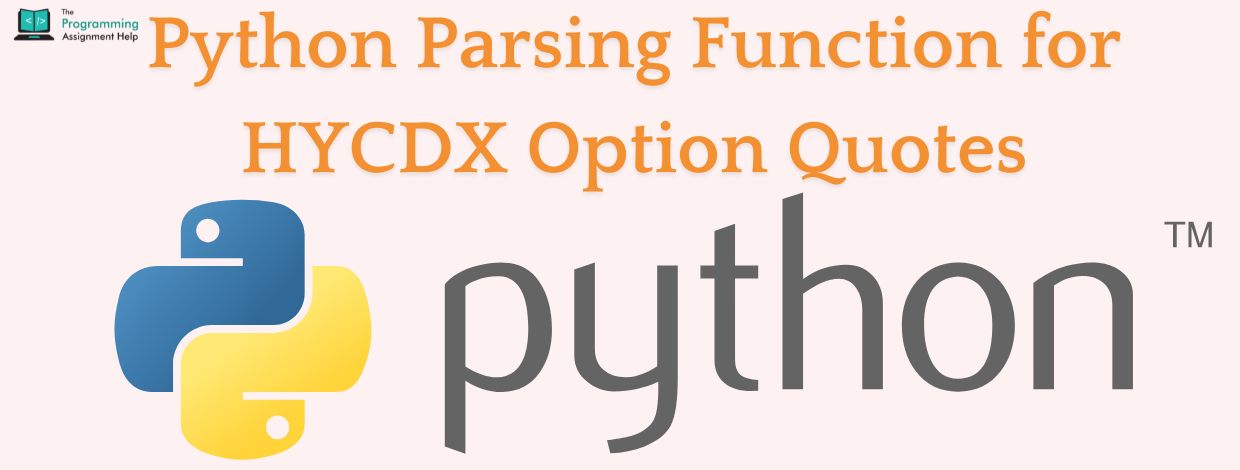 Python Parsing Function for HYCDX Option Quotes - Assignment Solution